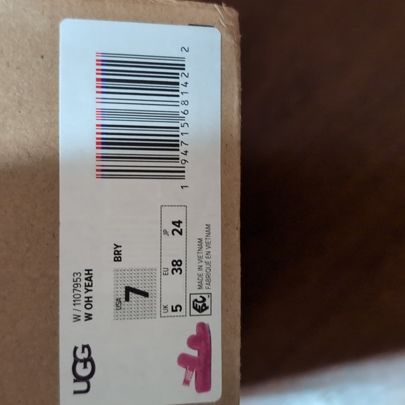 Uggs Oh yeah! Hot pink fluffy slippers - Picture 9 of 9